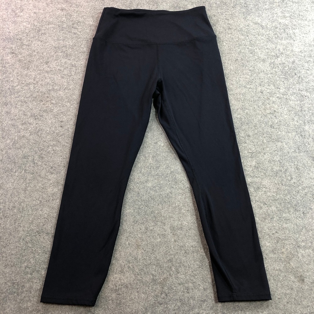 RBX Womens Leggings M Navy Blue 7/8 Length Stretch Activewear